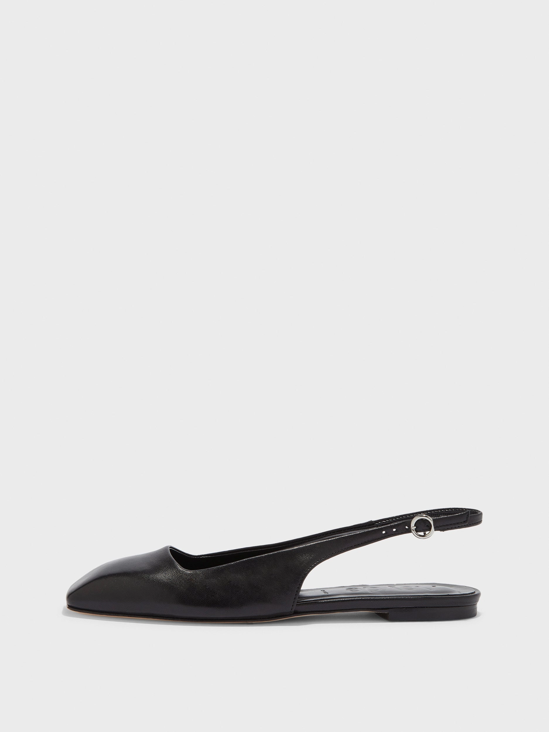Geraldine Slingback Flats Smooth Lining Design