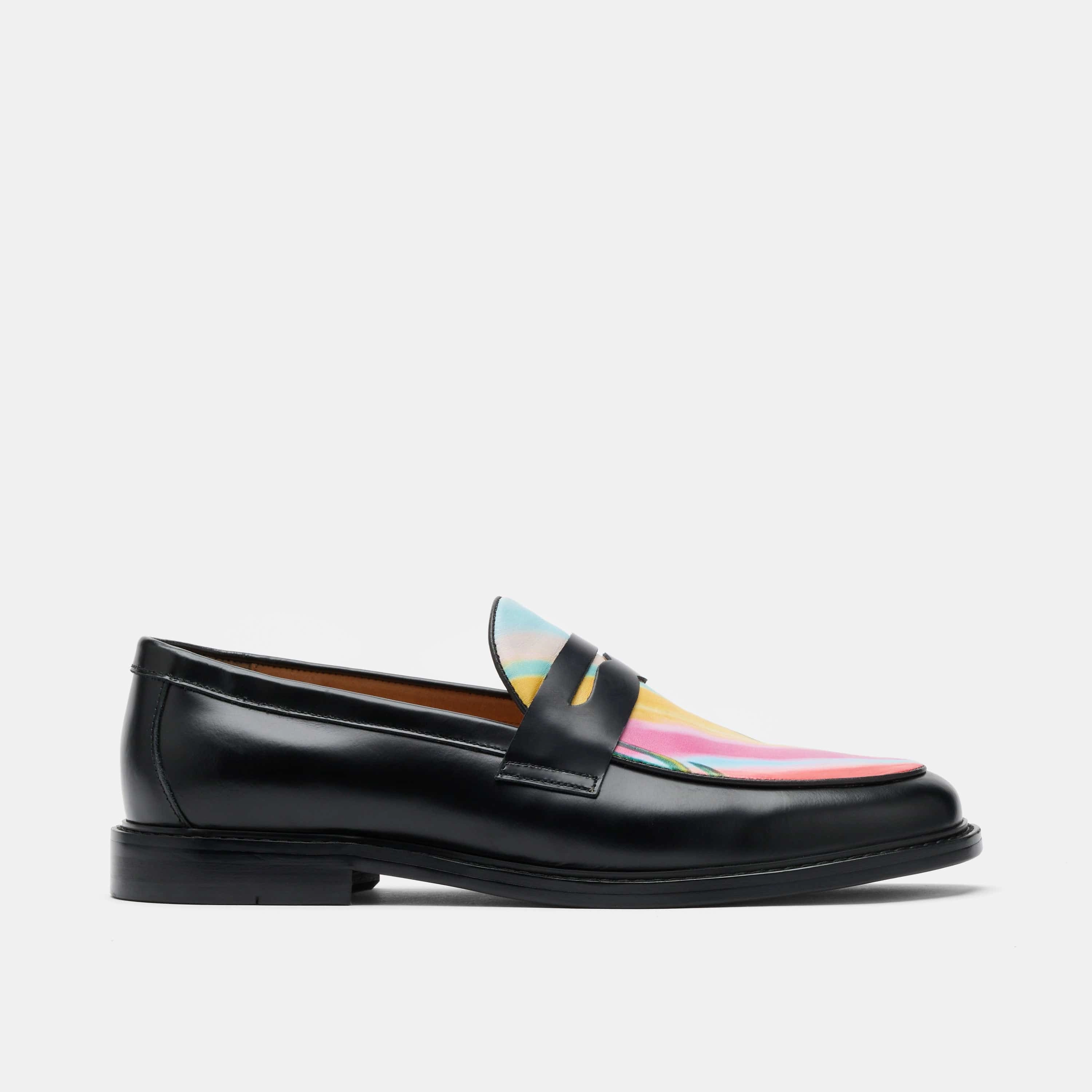 Calum Cactus Leather Penny Loafers Classic Appeal