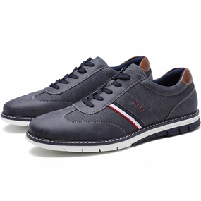 West Louis? Brand Designer Autumn Lightweight Leather Sneakers Gym ready