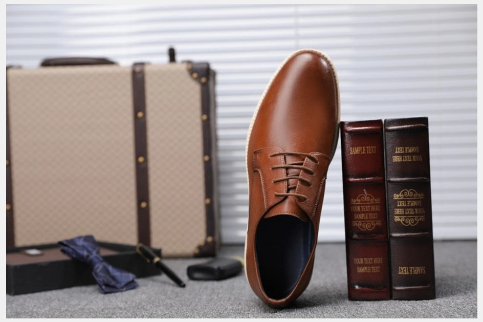 West Louis? Casual Genuine Leather Business Elegant Shoes Versatile Comfort