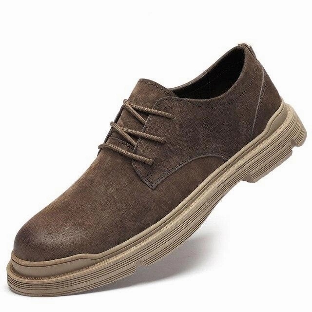West Louis? Suede Leather Shoes With Ankle Comfortable Walking