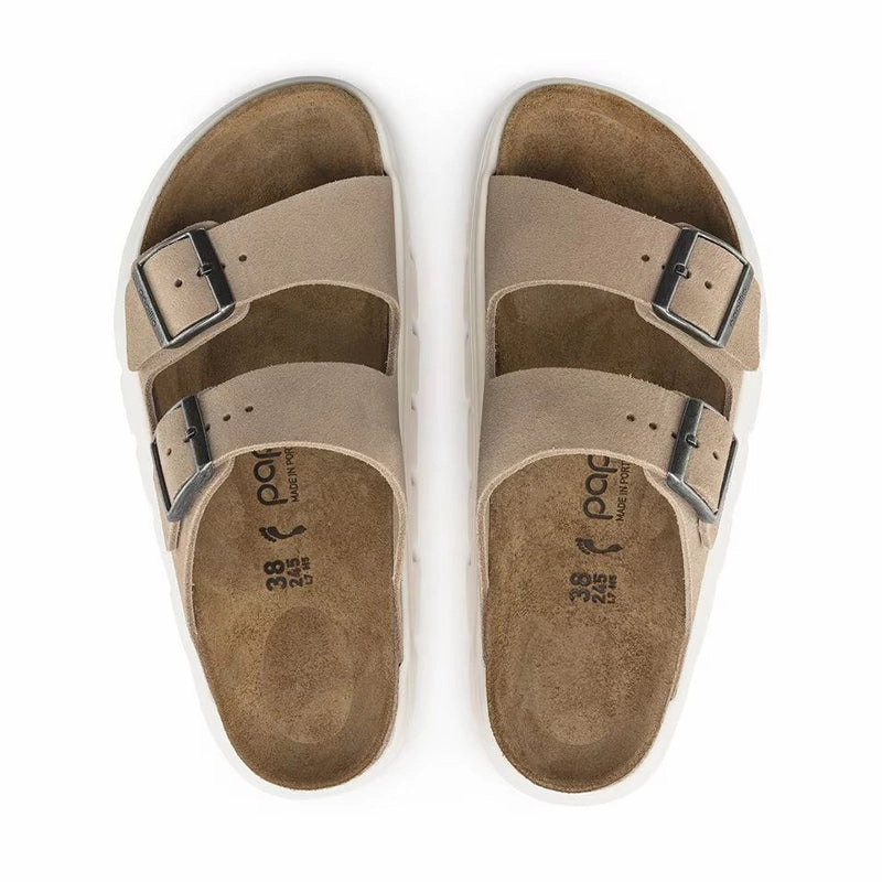 Women's Arizona Chunky Narrow Warm Sand Suede Soft Motion Step Glide