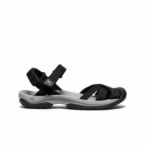 Women's Bali Strap Sandal  |  Black/Alloy Chic Walk Fashionable Fit