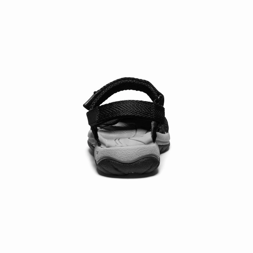 Women's Bali Strap Sandal  |  Black/Alloy Comfy Step