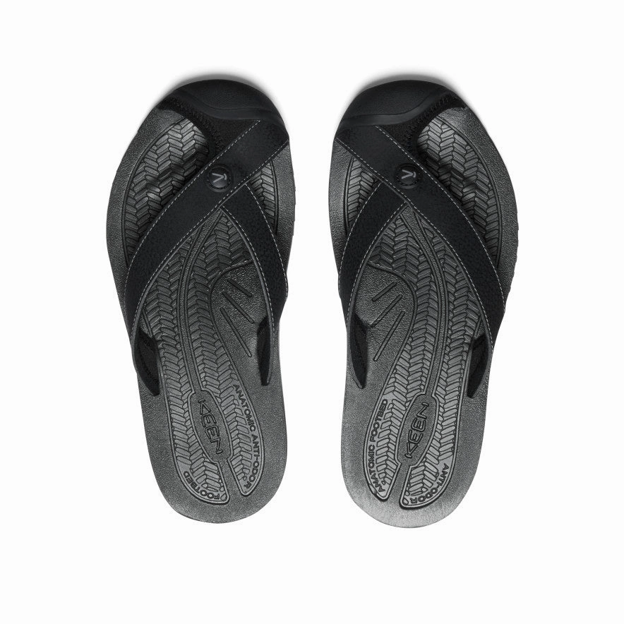 Women's Barbados Flip-Flop  |  Black/Steel Grey easy move
