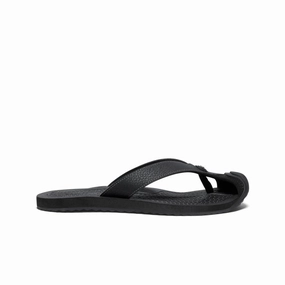 Versatile Step Women's Barbados Flip-Flop  |  Black/Steel Grey