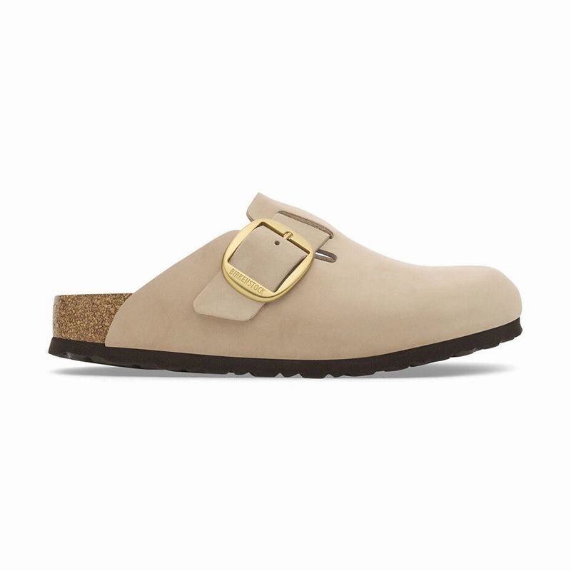 Women's Boston Big Buckle Narrow Sandcastle Nubuck Light Step Move