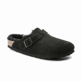 Women's Boston Shearling Black/Black Outdoor Ease