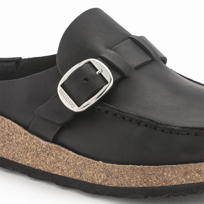 Women's Buckley Black Oiled Leather Sporty Look