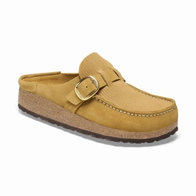 Valley Step Model Day Women's Buckley Narrow Corduroy Cork Brown Suede