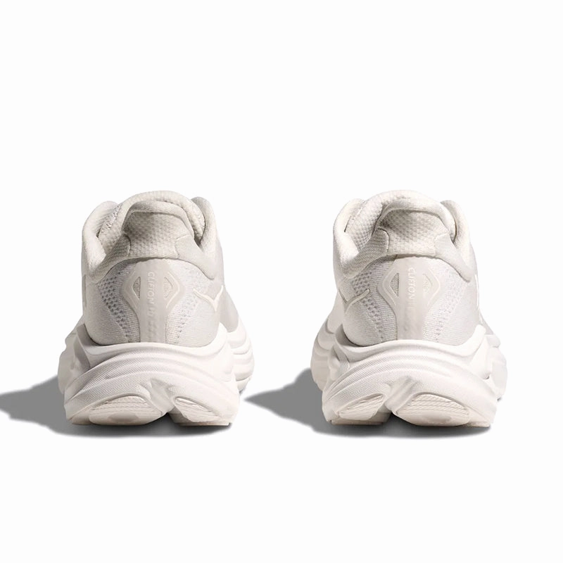 Women's Clifton 10 (WIDE) White/White Cloud Walk