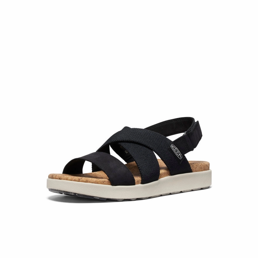 Women's Elle Criss Cross Sandal  |  Black/Birch Fresh Breeze