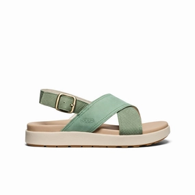 Women's Elle Luxe Cross Strap Sandal  |  Granite Green/Granite Green Relaxed Fit