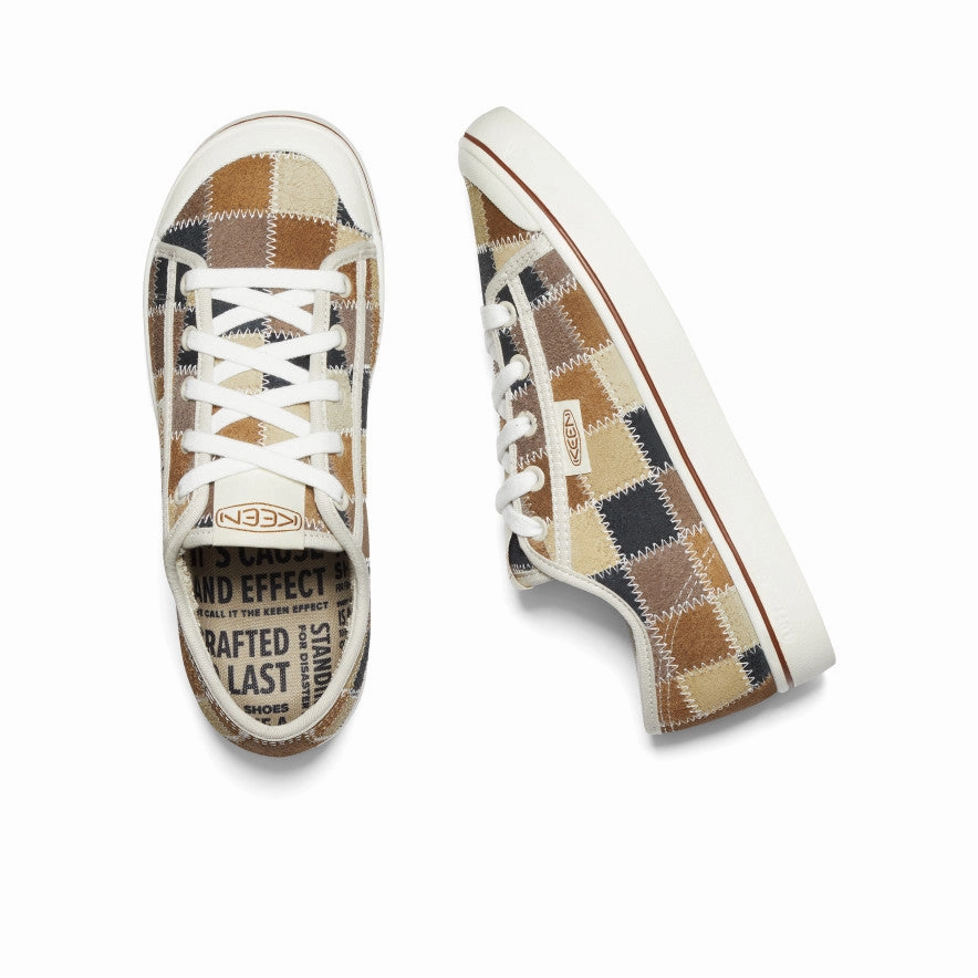 Women's Elsa Harvest Leather Sneaker  |  Patchwork Flex Edge