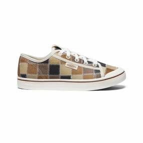 spring fresh Women's Elsa Harvest Leather Sneaker  |  Patchwork