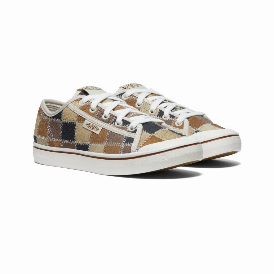 Women's Elsa Harvest Leather Sneaker  |  Patchwork Flex Edge