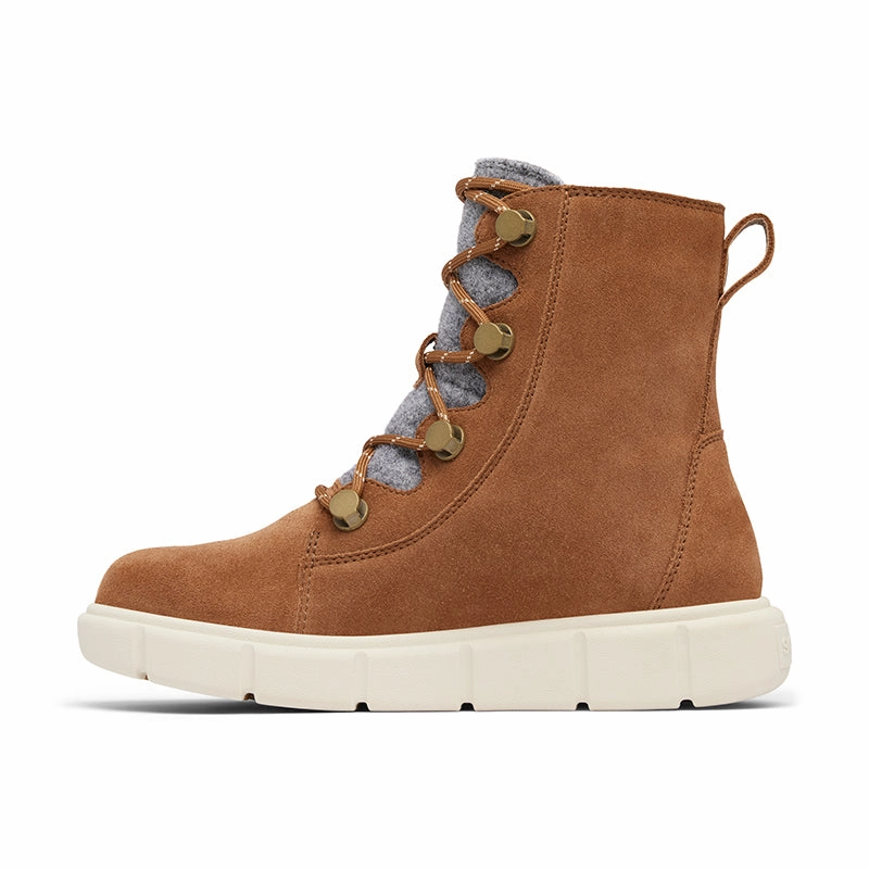 Women's Explorer III Joan Waterproof Velvet Tan/Chalk Travel Glide Step-On