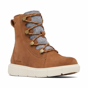 Women's Explorer III Joan Waterproof Velvet Tan/Chalk Noon Walk Trendy Footwear