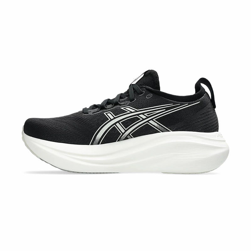 Women's Gel-Nimbus 27 (WIDE) Black/Lake Grey Cloud Sprint