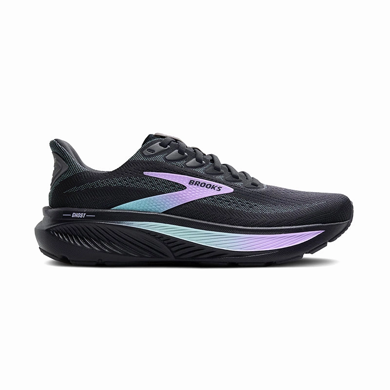Women's Ghost 17 (WIDE) Grey/Clearwater/Purple Soft Motion-Step