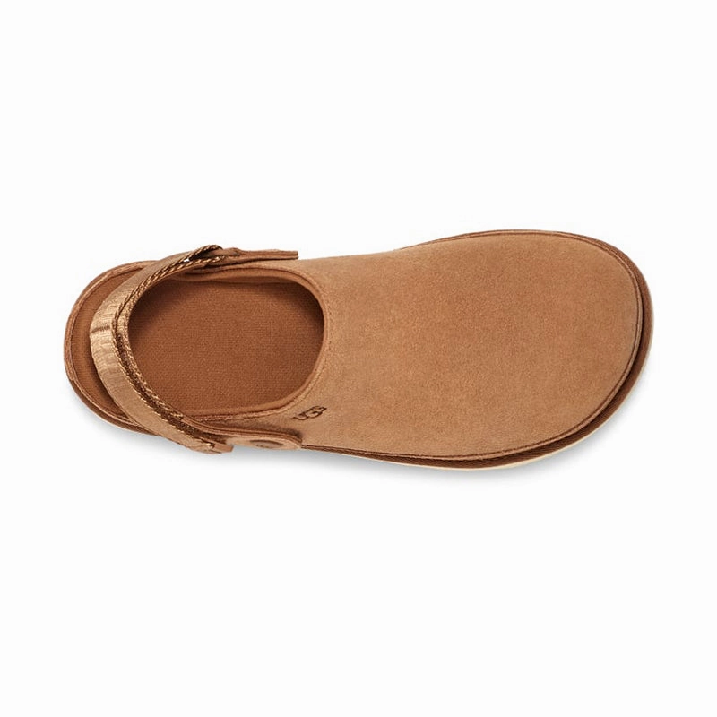 Women's Goldenstar Clog Chestnut Travel Glide Step-On