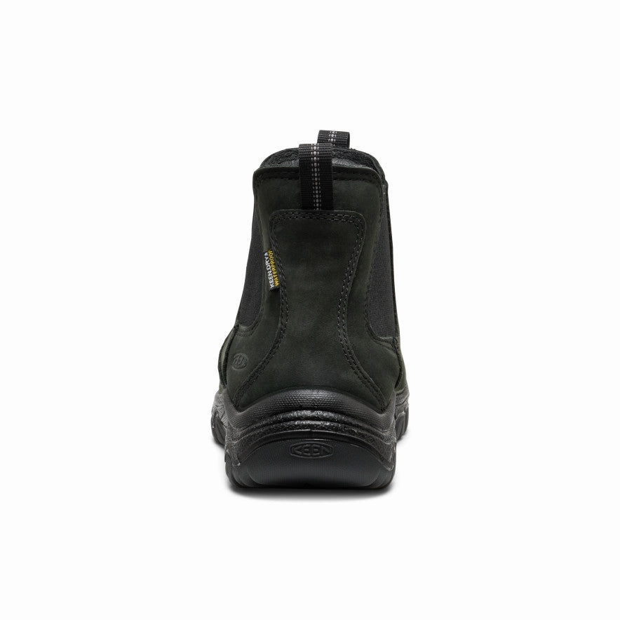 Women's Greta II Waterproof Chelsea  |  Black/Black Comfortable Design