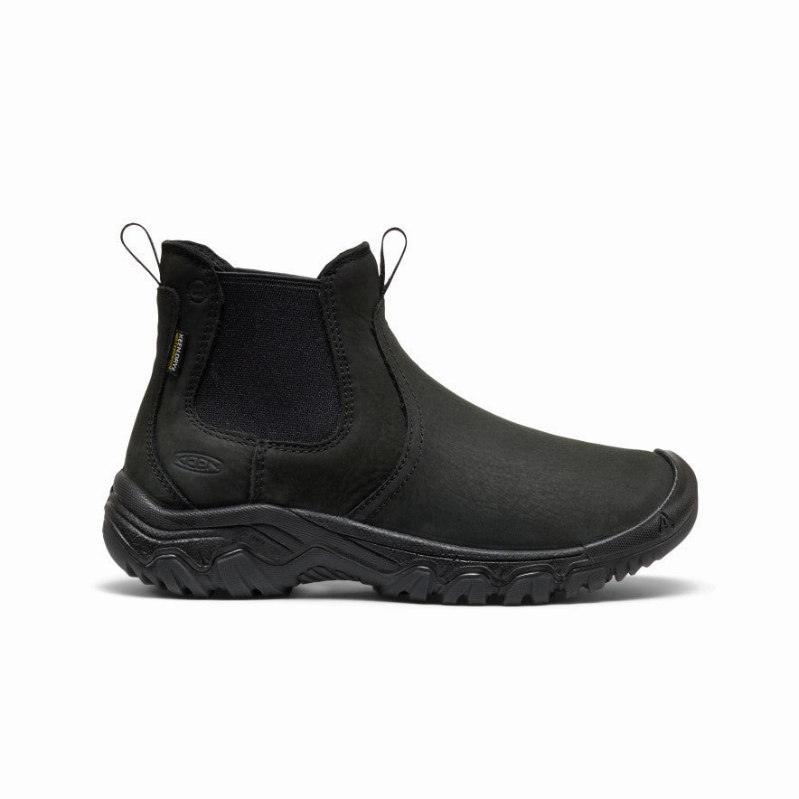 Women's Greta II Waterproof Chelsea  |  Black/Black Durable Fit Breathable Design