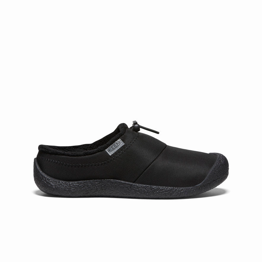 Beach Walk Women's Howser III Slide  |  Black Smooth Nylon