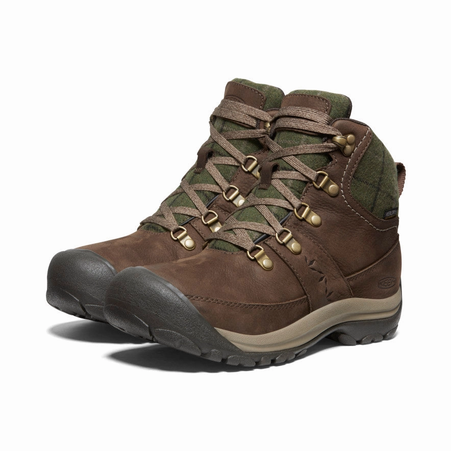 Women's Kaci III Winter Waterproof Boot  |  Dark Earth/Green Plaid Outdoor Ready