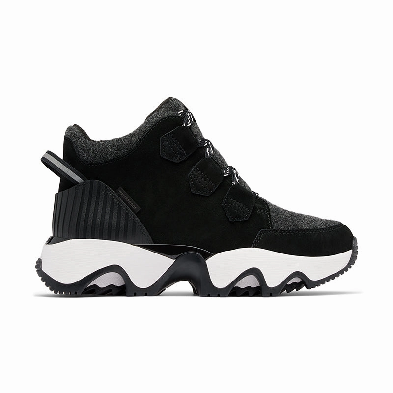 Women's Kinetic Impact Caribou Plus Waterproof Black/Sea Salt Flexible soleplate