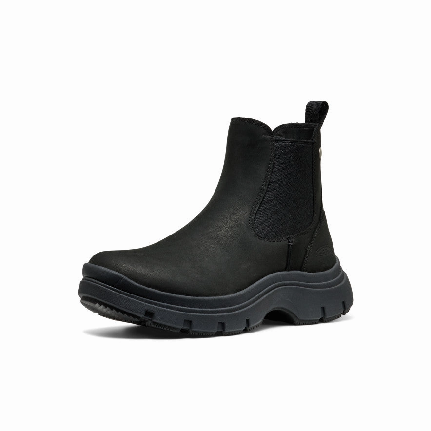Women's Kosa Chelsea Boot  |  Black/Black Cushioned Step