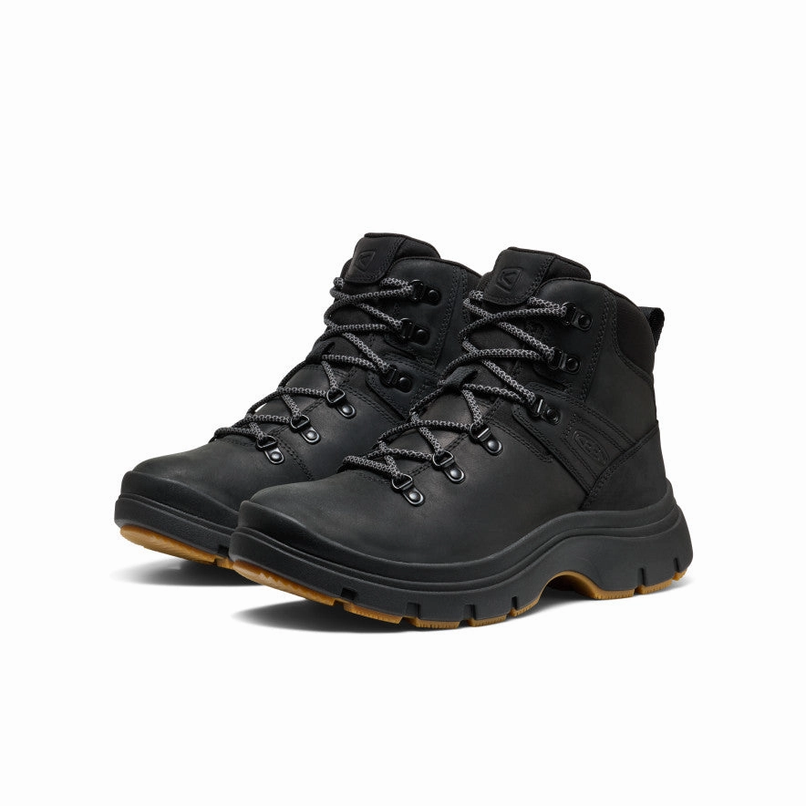 Women's Kosa Leather Boot  |  Black Light Steps