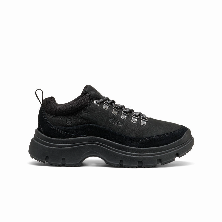Relaxed Street Platform Style Women's Kosa Oxford  |  Black/Black