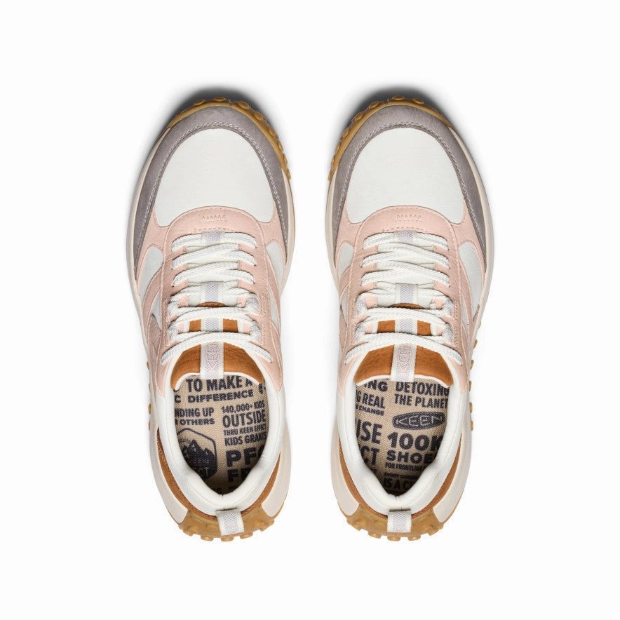 Women's KS86 Leather Sneaker  |  KEEN Maple/Cameo Rose Air Flow