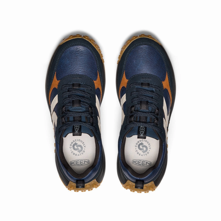 Women's KS86 Leather Sneaker  |  Sky Captain/Birch Street Breeze