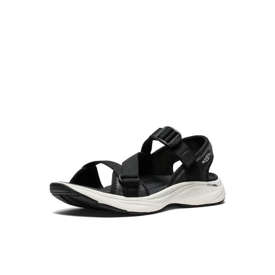 Women's Leiki Open-Toe Sandal  |  Black/Star White Non-Slip Design