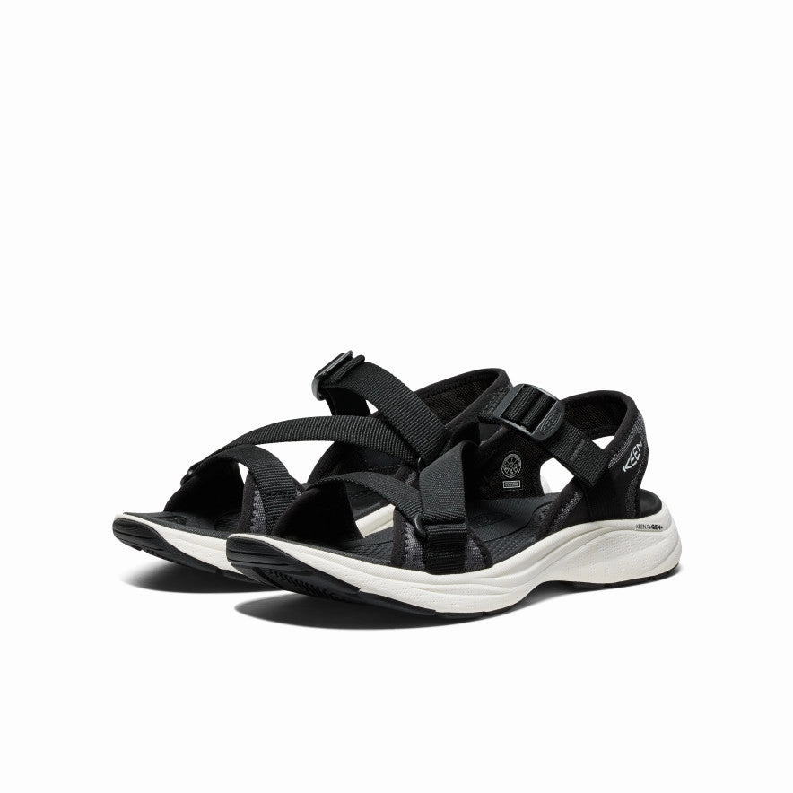 Women's Leiki Open-Toe Sandal  |  Black/Star White Non-Slip Design