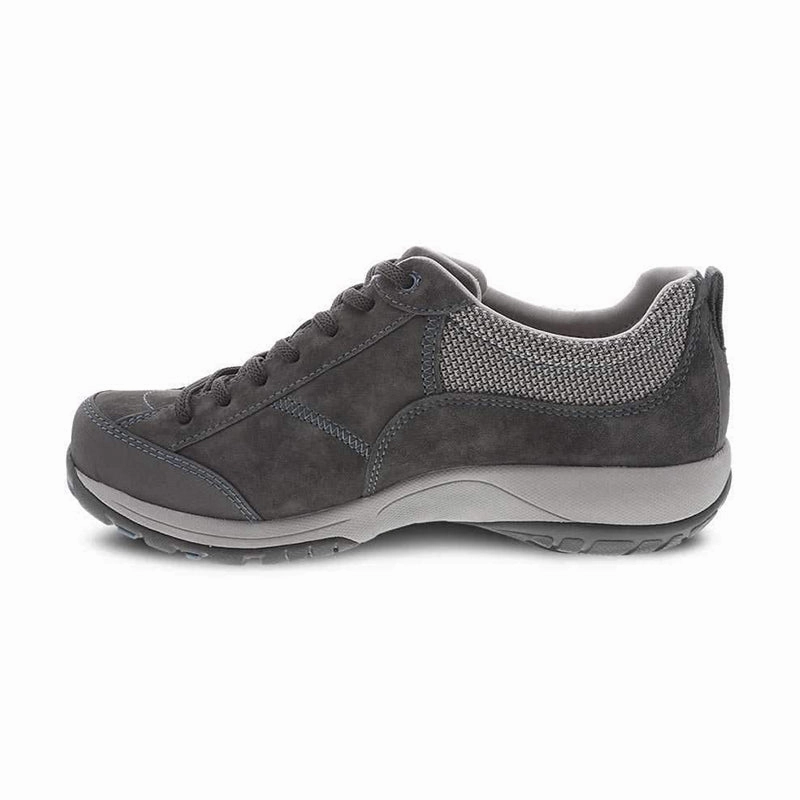 Women's Paisley Waterproof Grey/Blue Suede Easy Step Glide-In