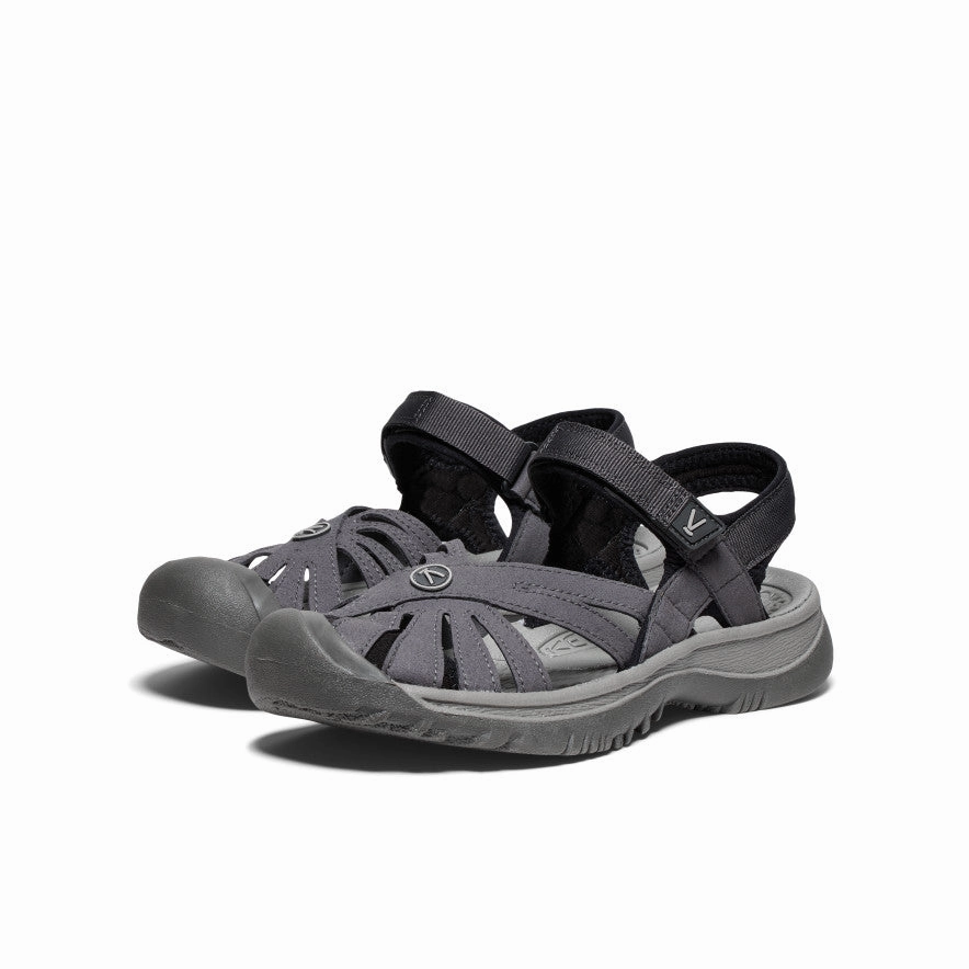 Women's Rose Sandal  |  Magnet/Black Smooth Dash