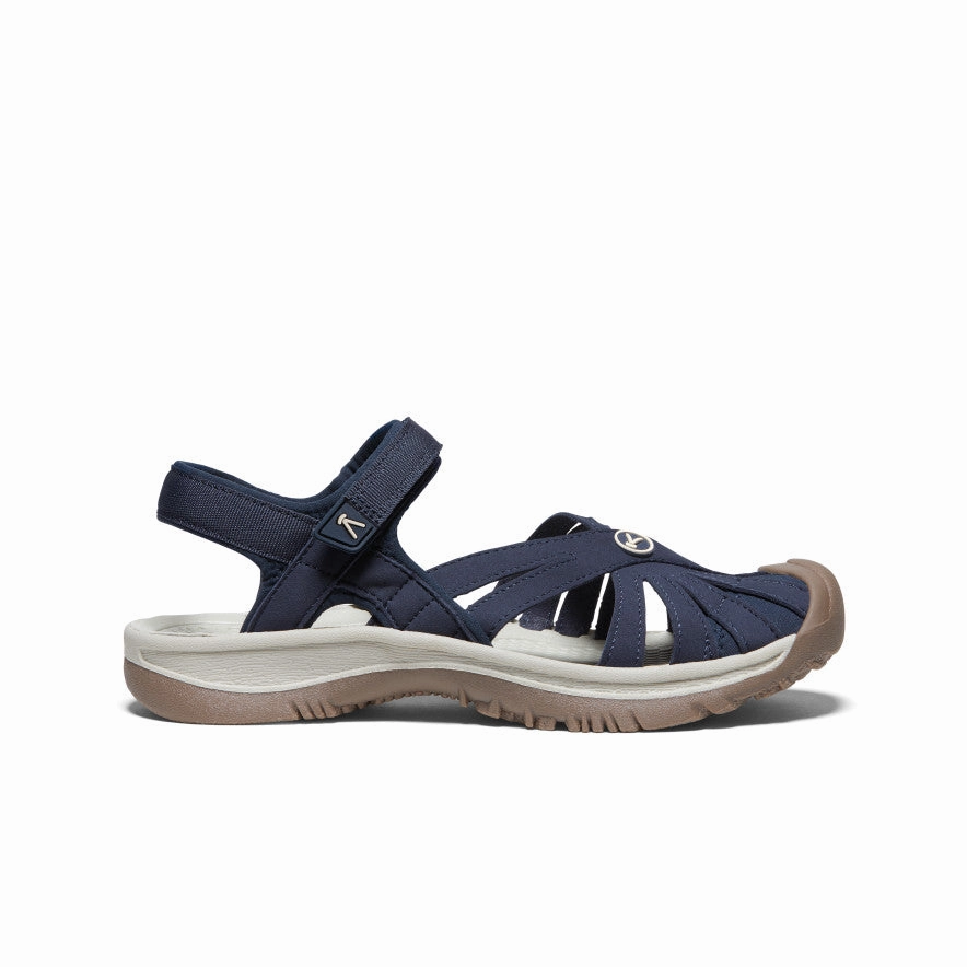 Easy Slip On Women's Rose Sandal  |  Navy