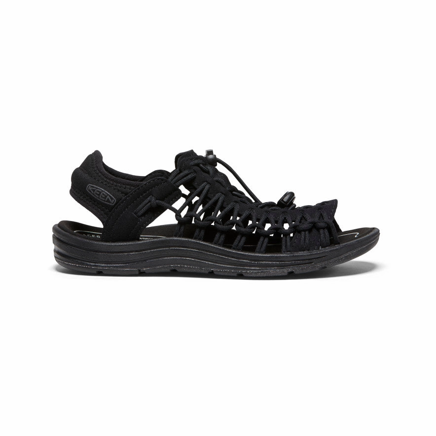 Women's UNEEK II Open-Toe Sneaker  |  Black/Black soft fit