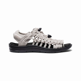 Women's UNEEK II Open-Toe Sneaker  |  Silver Birch/Black Relaxed Walk Breathable Lining