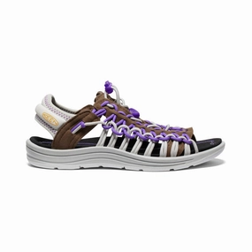 Minimal Edge Women's UNEEK II Open Toe x emmi  |  Dark Earth/Tillandsia Purple