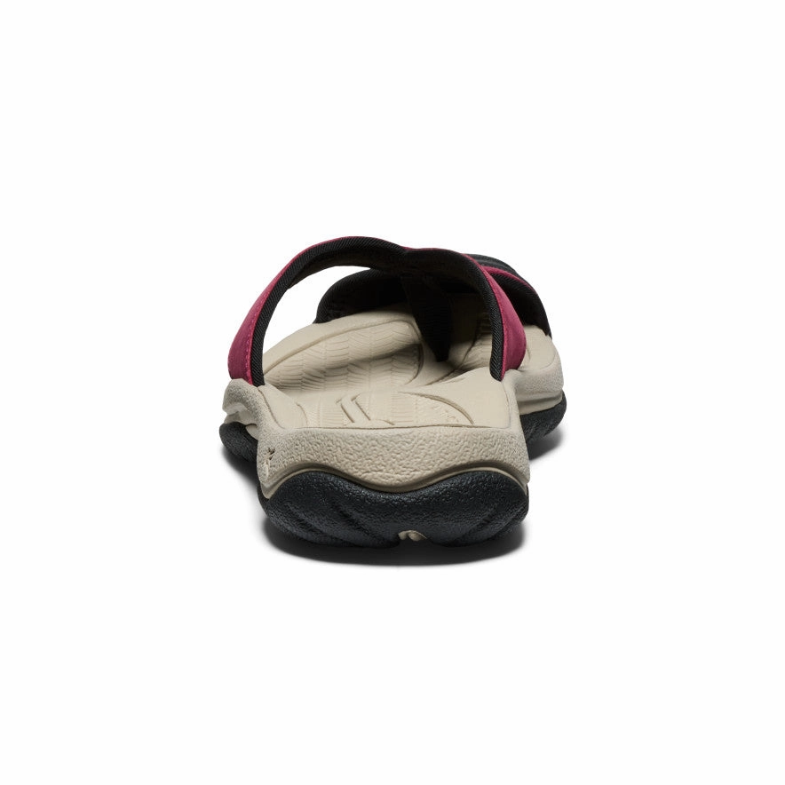 Women's Waimea Leather Flip-Flop  |  Beaujolais Slip-On Comfort