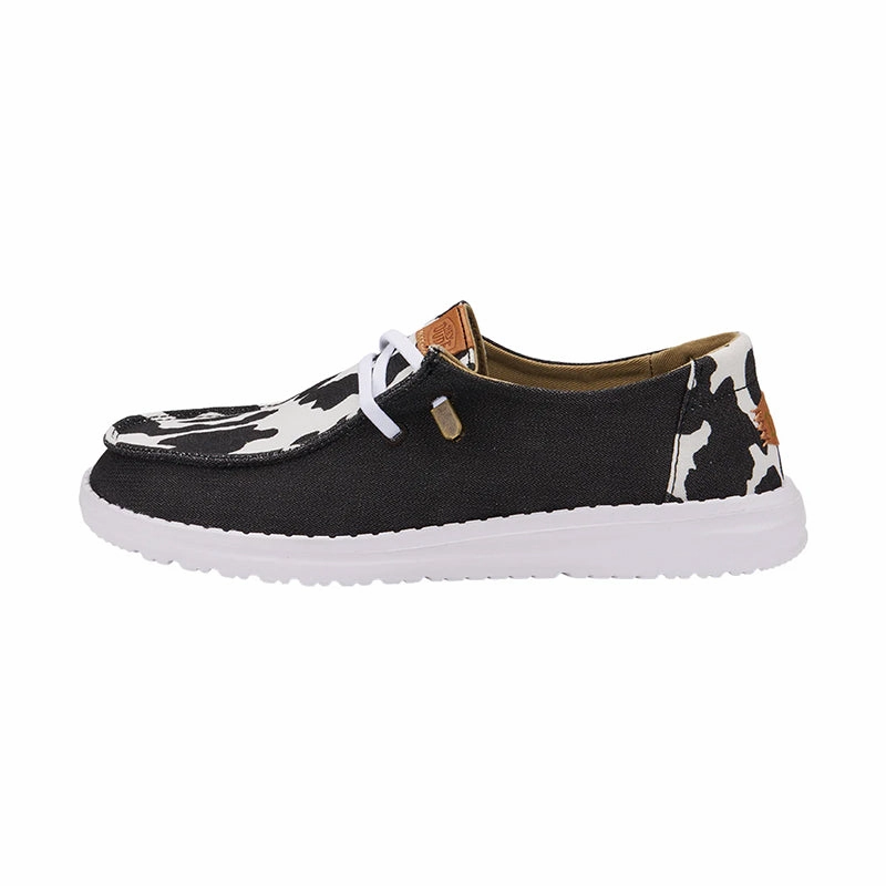 Women's Wendy Animal Black/Cow Soft Glide Move