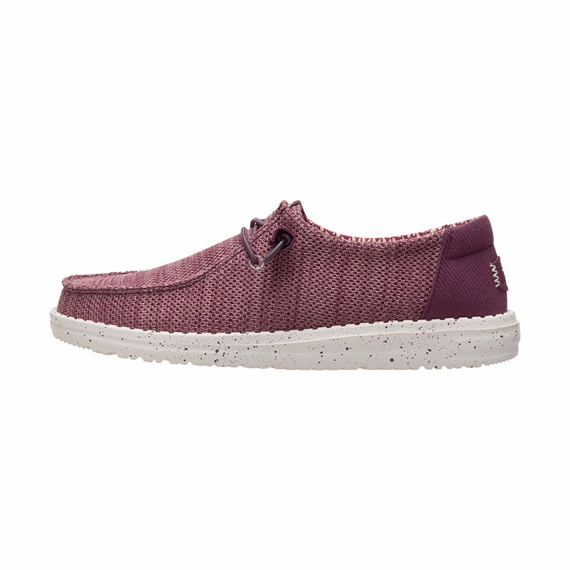 Women's Wendy Stretch Sox Burgundy Comfort Design