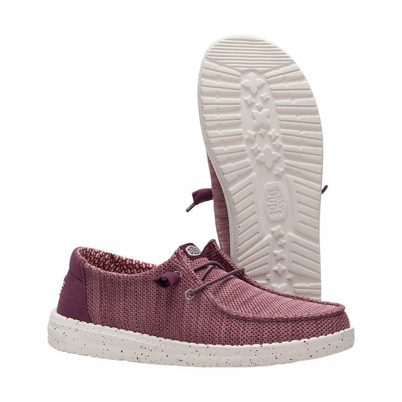 Women's Wendy Stretch Sox Burgundy Comfort Design