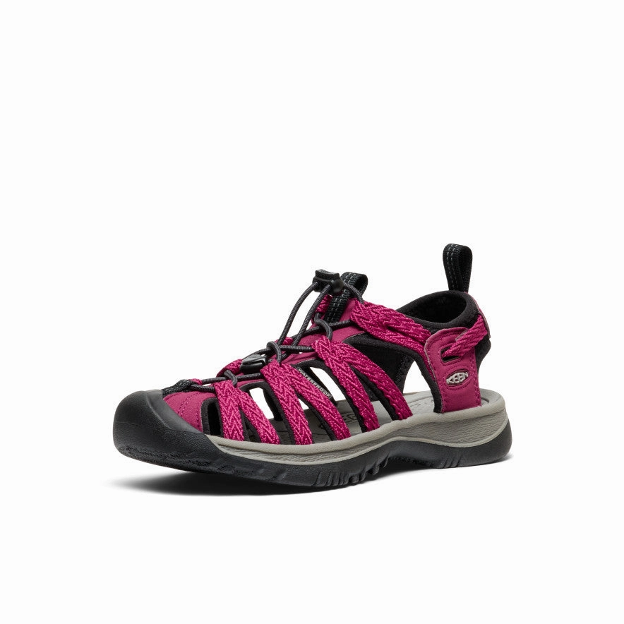 Women's Whisper  |  Beaujolais/Black Casual Style
