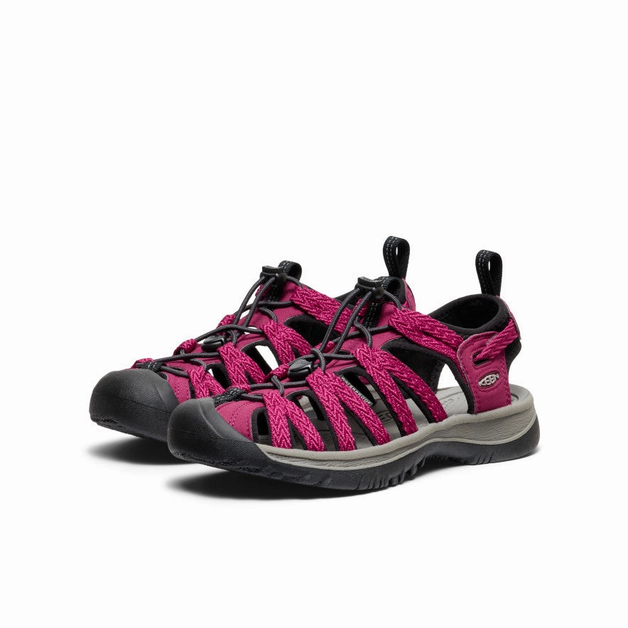 Women's Whisper  |  Beaujolais/Black Casual Style