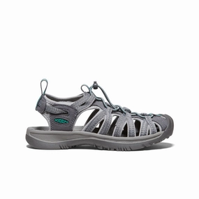 Women's Whisper  |  Medium Grey/Peacock Green Modern Street